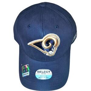 Reebok Rams Hat Cap Blue And Tan Los Angeles Football NFL Super Bowl New